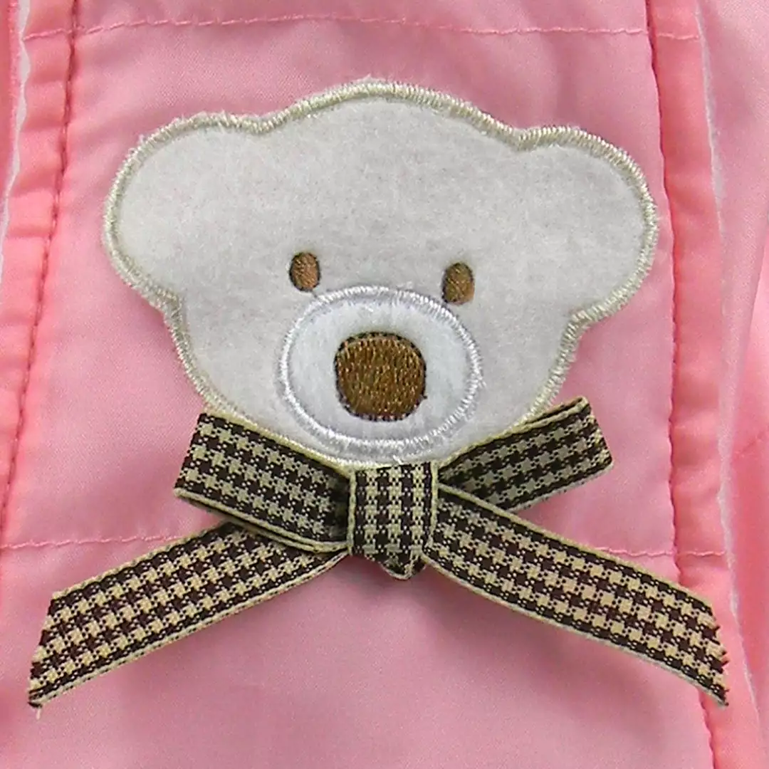 TeamsonUS Sophia's Polar Bear Bunting Snowsuit With Attached Mittens And Hood For 15' Dolls, Pink Kids 6 TeamsonUS Sophia's Polar Bear Bunting Snowsuit With Attached Mittens And Hood For 15' Dolls, Pink Kids