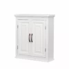 TeamsonUS Teamson Home St. James Wooden Wall Cabinet With 2 Shelves, White