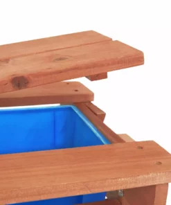 TeamsonUS Teamson Kids Outdoor Wooden Picnic Table With 2 Sensory Bins For Sand/Water Play Plus Accessories, Warm Cherry 22 TeamsonUS Teamson Kids Outdoor Wooden Picnic Table With 2 Sensory Bins For Sand/Water Play Plus Accessories, Warm Cherry