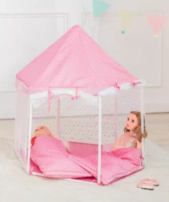 TeamsonUS Olivia's Little World Toy Tent With 2 Sleeping Bags For 18