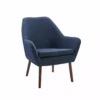 TeamsonUS Teamson Home Divano Mid-Century Armchair With Solid Wood Legs, Teal Blue 1 TeamsonUS Teamson Home Divano Mid-Century Armchair With Solid Wood Legs, Teal Blue