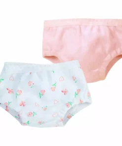 TeamsonUS Kids Sophia's Underwear Set For 18'' Dolls, White/Pink