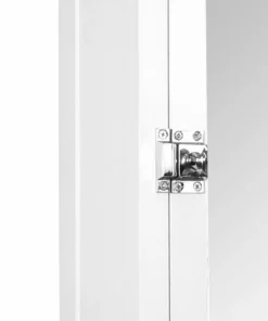 TeamsonUS Teamson Home Madison Removable Wooden Medicine Cabinet With Mirrored Door, White