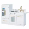 TeamsonUS Teamson Kids - Little Chef Chelsea Modern Play Kitchen - White / Gold 2 TeamsonUS Teamson Kids - Little Chef Chelsea Modern Play Kitchen - White / Gold