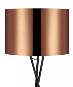 TeamsonUS Teamson Home Cara Tripod Floor Lamp With Copper Shade