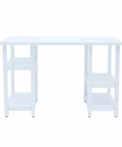 TeamsonUS New Fantasy Fields Wooden Play Desk With Shelves And Chair, White