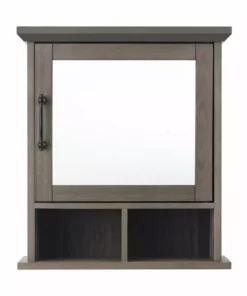 TeamsonUS Teamson Home Russell Farmhouse Wooden Removable Medicine Cabinet, Salt Oak 14 TeamsonUS Teamson Home Russell Farmhouse Wooden Removable Medicine Cabinet, Salt Oak