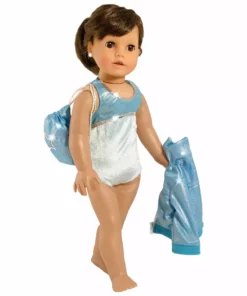 TeamsonUS Kids Sophia's Gymnastics Outfit Set For 18'' Dolls, Aqua