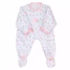 TeamsonUS Sophia's Floral Print PJ Outfit For 15'' Dolls, White/Pink Kids