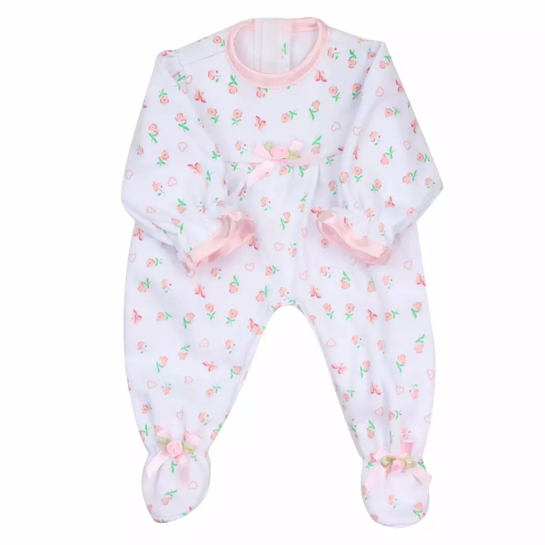 TeamsonUS Sophia's Floral Print PJ Outfit For 15'' Dolls, White/Pink Kids 3 TeamsonUS Sophia's Floral Print PJ Outfit For 15'' Dolls, White/Pink Kids