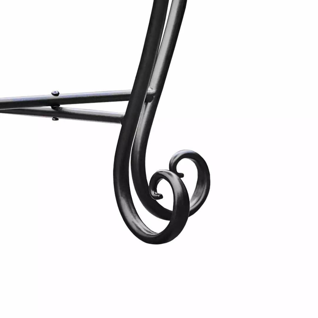 TeamsonUS Teamson Home Small 14" Round Outdoor Mosaic Side Table Planter Stand, Blue 11 TeamsonUS Teamson Home Small 14" Round Outdoor Mosaic Side Table Planter Stand, Blue