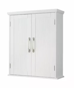 TeamsonUS Teamson Home Newport Contemporary Wooden Removable Cabinet, White
