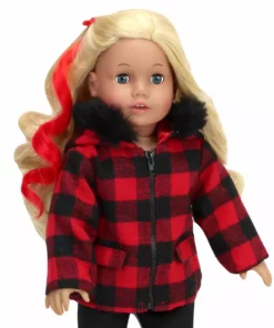TeamsonUS Kids Sophia's Doll Curly Hair Extensions With 3 Transitional Colors