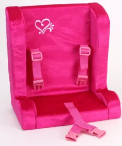 TeamsonUS Sophia's Plush Car Seat For 15'' To 18'' Dolls, Hot Pink Kids
