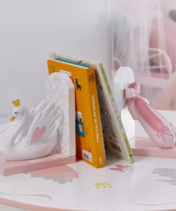 TeamsonUS Fantasy Fields Swan Lake Bookends, Set Of 2, Multicolor Kids