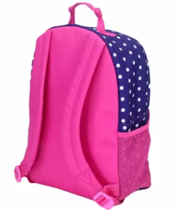 TeamsonUS Sophia's Polka Dot Backpack Carrier To Fit 15'' & 18'' Dolls, Navy