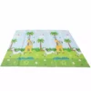TeamsonUS Teamson Kids Reversible Safari Animal/Garden Insects Soft Foam Crawling Mat For Babies, Blue/Gray