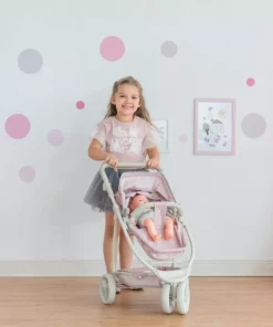 TeamsonUS Olivia's Little World Polka Dots Princess 2-in-1 Baby Doll Stroller, Pink 9 TeamsonUS Olivia's Little World Polka Dots Princess 2-in-1 Baby Doll Stroller, Pink