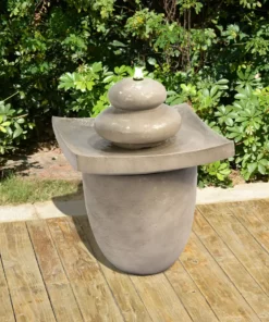 TeamsonUS Teamson Home Basin 2-Tier Fountain With LED Light 9 TeamsonUS Teamson Home Basin 2-Tier Fountain With LED Light