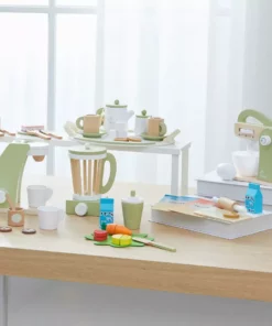 TeamsonUS Teamson Kids Little Chef Frankfurt 20 Piece Wooden Play Kitchen Tea Party Set, Green 17 TeamsonUS Teamson Kids Little Chef Frankfurt 20 Piece Wooden Play Kitchen Tea Party Set, Green