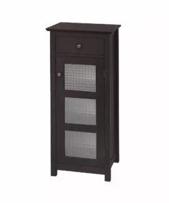 TeamsonUS Home Chesterfield Floor Cabinet, 1 Door And 1 Drawer