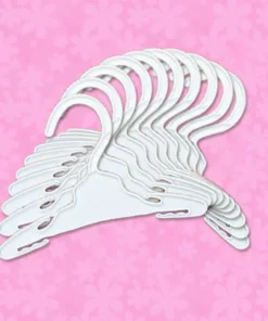 TeamsonUS Sophia's 7 1/2" Plastic Hangers 10 Pack Set For 18" Dolls, White Kids 11 TeamsonUS Sophia's 7 1/2