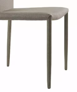 TeamsonUS Teamson Home Fabric Dining Chair With Metal Legs, Set Of 2, Mocha 12 TeamsonUS Teamson Home Fabric Dining Chair With Metal Legs, Set Of 2, Mocha