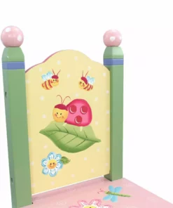TeamsonUS Fantasy Fields Kids Painted Wooden Magic Garden Chairs, Set Of 2, Multicolor 7 TeamsonUS Fantasy Fields Kids Painted Wooden Magic Garden Chairs, Set Of 2, Multicolor