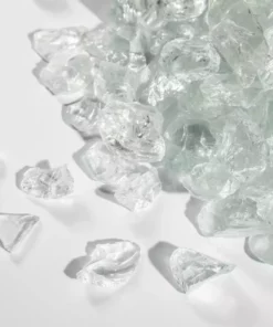 TeamsonUS Teamson Home 1/2 Inch Reflective Fire Glass For Fire Pits 9 Lb / 4 Kg Bag, Clear 16 TeamsonUS Teamson Home 1/2 Inch Reflective Fire Glass For Fire Pits 9 Lb / 4 Kg Bag, Clear