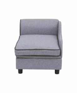 TeamsonUS Teamson Pets Chaise Lounge Dog Bed With Storage For Small And Medium Dogs, Gray