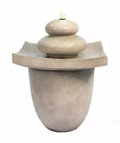 TeamsonUS Teamson Home Basin 2-Tier Fountain With LED Light