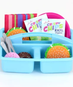 TeamsonUS Sophia's 17 Piece Picnic Caddy & Food Set For 18" Dolls, Multicolor