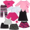 TeamsonUS Sophia's 11 Piece Spring Set For 18" Dolls, Pink/Black