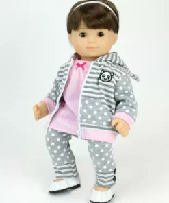 TeamsonUS Sophia's Doll Sweatshirt, Tunic, And Leggings Set For 15