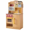 TeamsonUS Teamson Kids - Little Chef Florence Classic Play Kitchen - Wood Grain