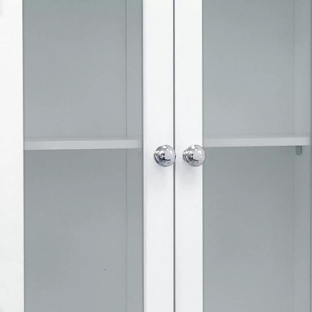 TeamsonUS Teamson Home Madison Removable Wooden Wall Cabinet With 2 Doors, White 9 TeamsonUS Teamson Home Madison Removable Wooden Wall Cabinet With 2 Doors, White