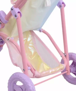 TeamsonUS Kids Olivias Little World Magical Dreamland Jogging Doll Stroller, Iridescent
