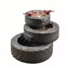TeamsonUS Teamson Home Outdoor Stacked Aged Tires Fountain 1 TeamsonUS Teamson Home Outdoor Stacked Aged Tires Fountain