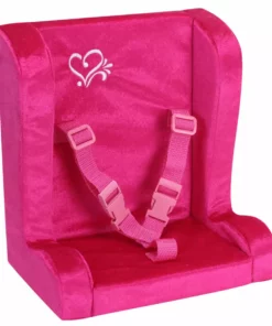 TeamsonUS Sophia's Plush Car Seat For 15'' To 18'' Dolls, Hot Pink Kids