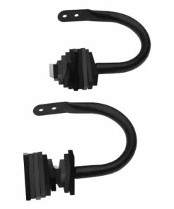 TeamsonUS Teamson Home Sunset Curtain Drape Holdbacks Tiebacks, Set Of 2, Black