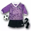 TeamsonUS Sophia's Doll Soccer Outfit 6-Piece Set With Ball For 18" Dolls