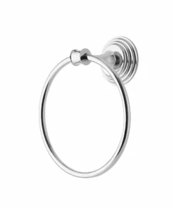 TeamsonUS Teamson Home Wall Mounted Towel Ring, Chrome