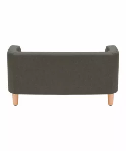 TeamsonUS Teamson Pets Bennett Linen Sofa Dog Bed For Small And Medium Dogs, Gray