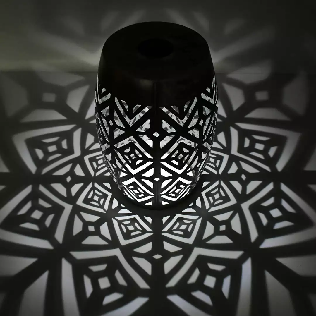 TeamsonUS Teamson Home Decorative Outdoor Side Table Planter Stand With Solar Powered LED Light, Silver New 9 TeamsonUS Teamson Home Decorative Outdoor Side Table Planter Stand With Solar Powered LED Light, Silver New