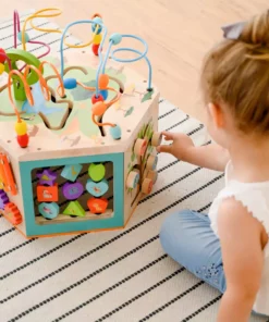 TeamsonUS Teamson Kids Preschool Play Lab 7-in-1 Large Wooden Activity Station, Natural 12 TeamsonUS Teamson Kids Preschool Play Lab 7-in-1 Large Wooden Activity Station, Natural