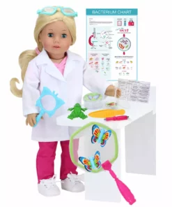 TeamsonUS Sophia's 18" Doll 14 Pcs Smithsonian Biologist Play Set, Multicolor 7 TeamsonUS Sophia's 18