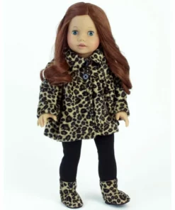 TeamsonUS Sophia's Doll Coat, Hat, Leggings, And Boots Set For 18" Dolls 8 TeamsonUS Sophia's Doll Coat, Hat, Leggings, And Boots Set For 18