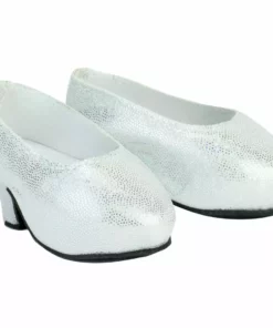 TeamsonUS Sophia's Sparkling Platform High Heels For 18" Dolls, Silver Kids