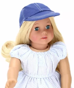 TeamsonUS Sophia's Baseball Cap For 18 Inch Boy Or Girl Dolls, Navy Kids