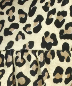 TeamsonUS Kids Sophia's Cheetah Print Tunic And Denim Jeggings Outfit Set For 15'' Dolls, Tan